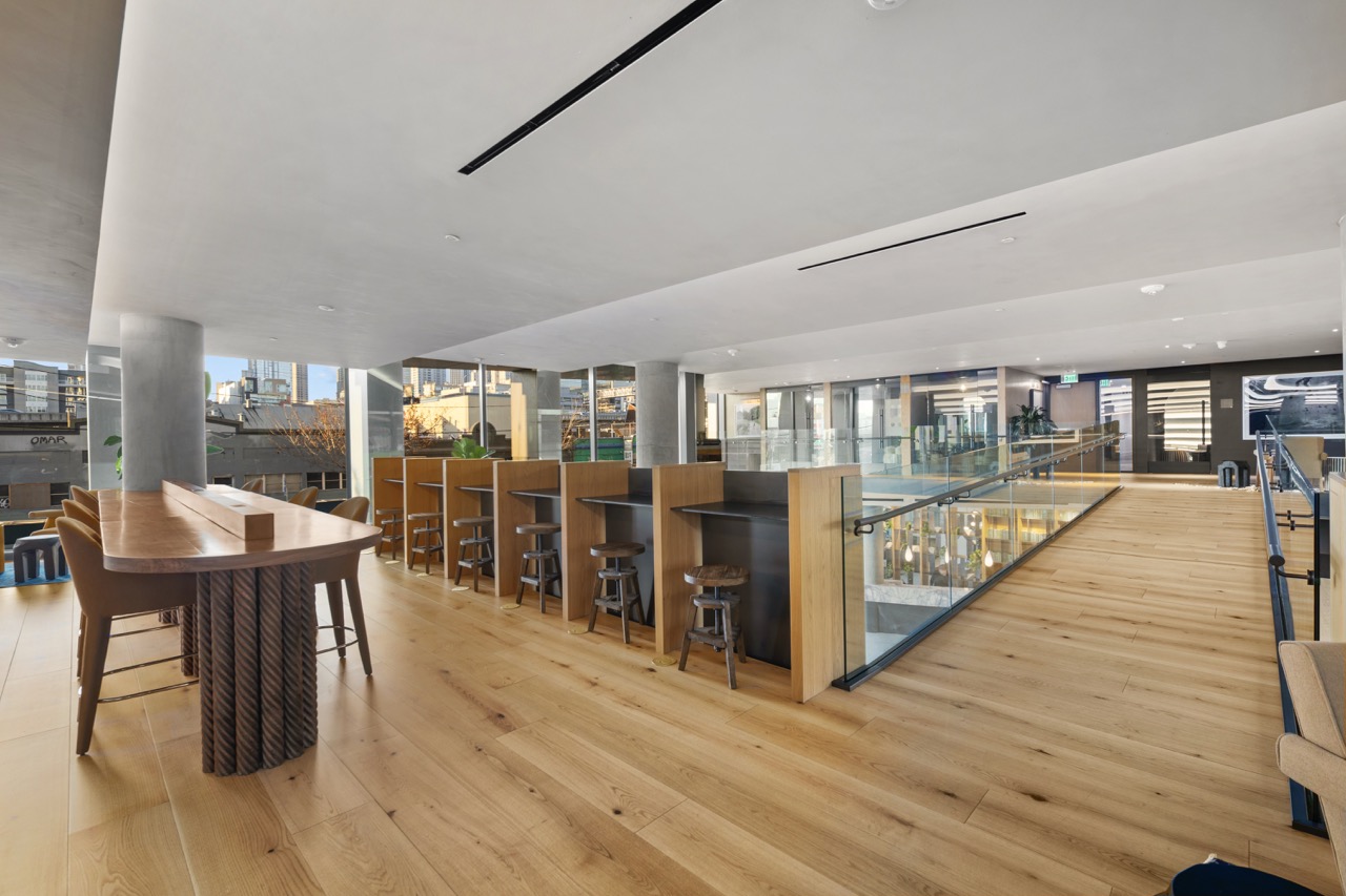 coworking space and private conference rooms